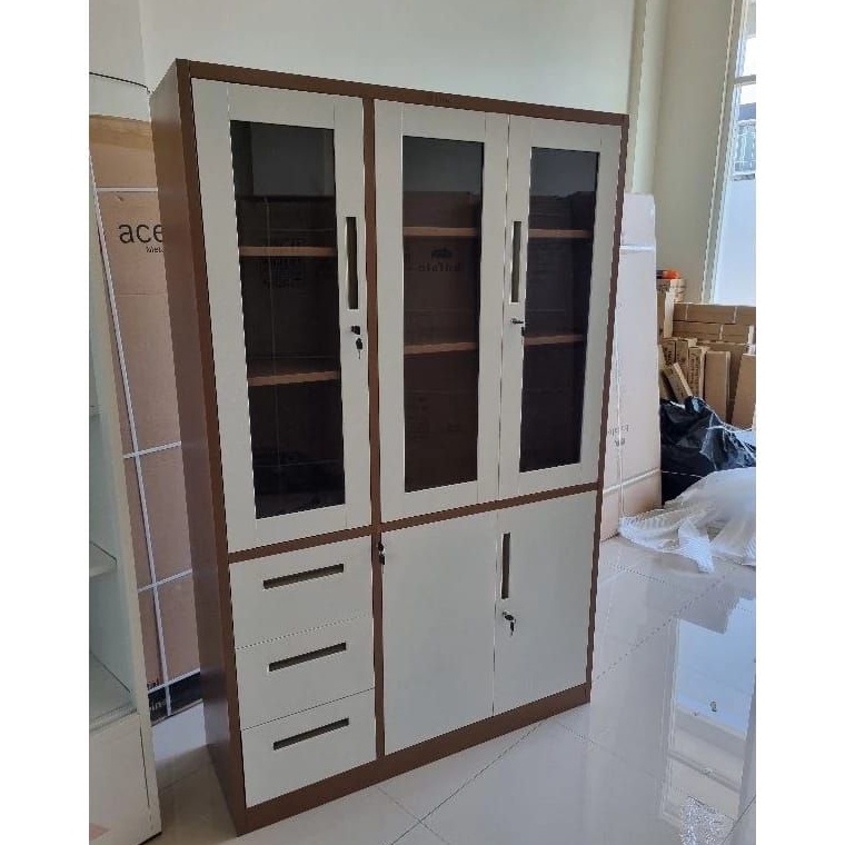 Special Pr LEMARI DOKUMEN KACA LEMARI KANTOR AYUN BESI AC333SW ACERO SMSLOKER BESI LEMARI BESI LEMAR