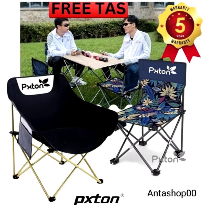 PXTON - Kursi lipat Outdoor Camping Portabel Kursi Gunung - KURSI LIPAT