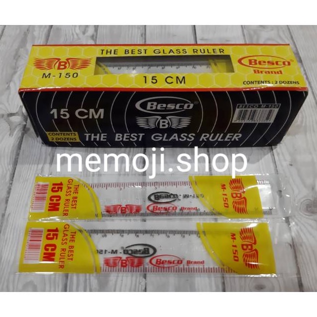 

Penggaris Plastik 15cm BESCO M15 24pc s O4H3
