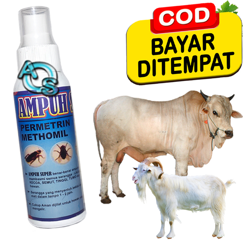 Obat Kutu Sapi Kerbau Anti Lalat Basmi Gurem Parasit Serangga Ampuh Super Spray Fast And Effective