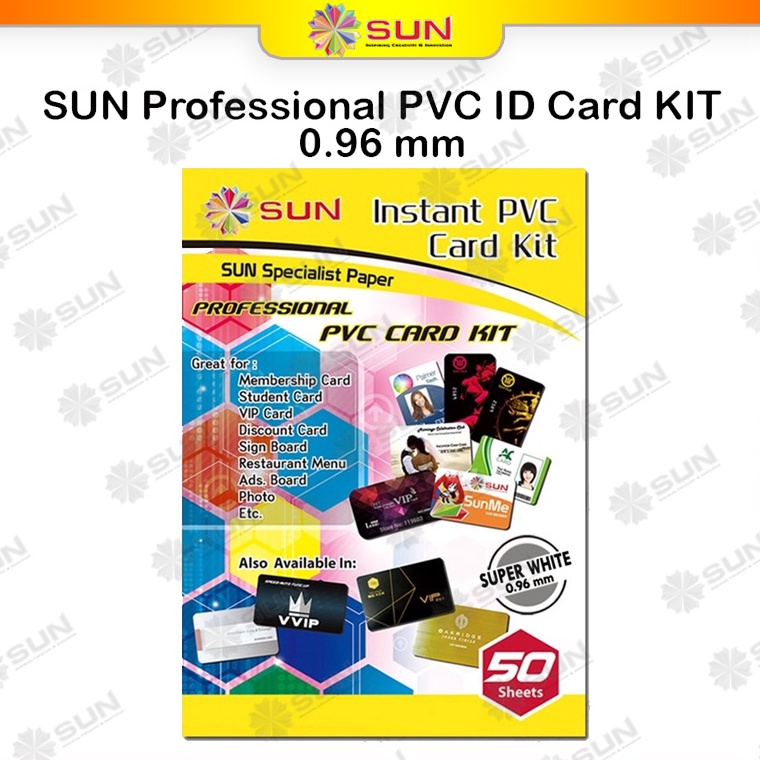 

Kertas PVC ID Card A4 PREMIUM SUN PVC ID Card Super White 76 96 Isi 5 Lembar 5 Card Support epsoncanonhpbrother oridyepigmentart paper ink 664 3 673 79 81 BT5 GT51 52 dll l S5V8