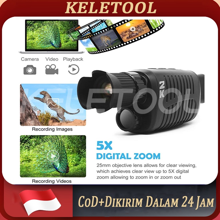 KODE X22J perangkat penglihatan malam luar ruangan teropong jarak jauh Perangkat Penglihatan Malam L