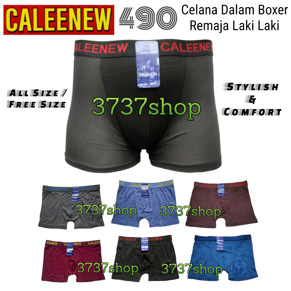 CALEENEW 490 - CD CELANA DALAM BOXER REMAJA COWOK LAKI LAKI