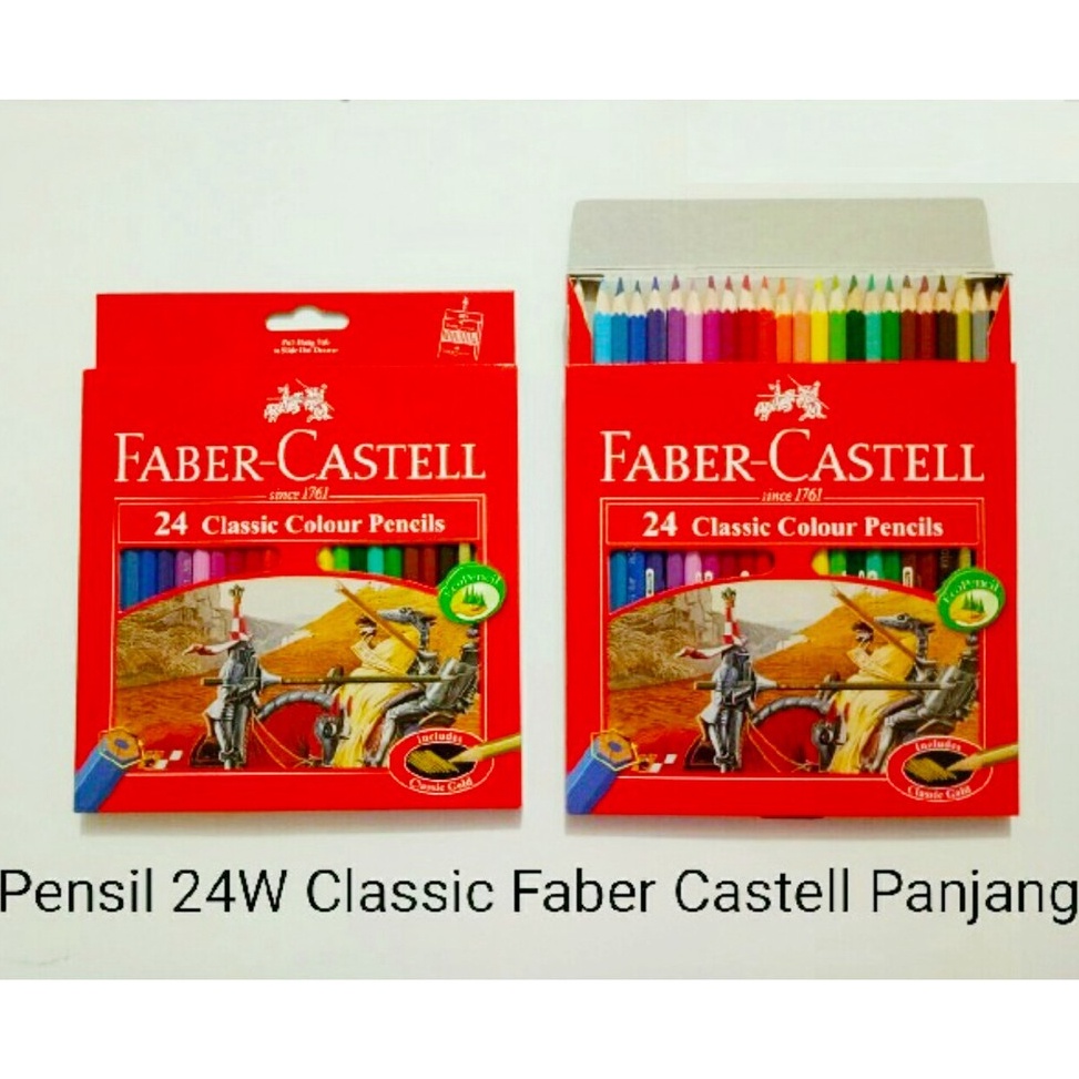 

FABER CASTEL 24 W CLASSIC COLOUR PENCILSPensil WarnaColour Pencil j J4L2