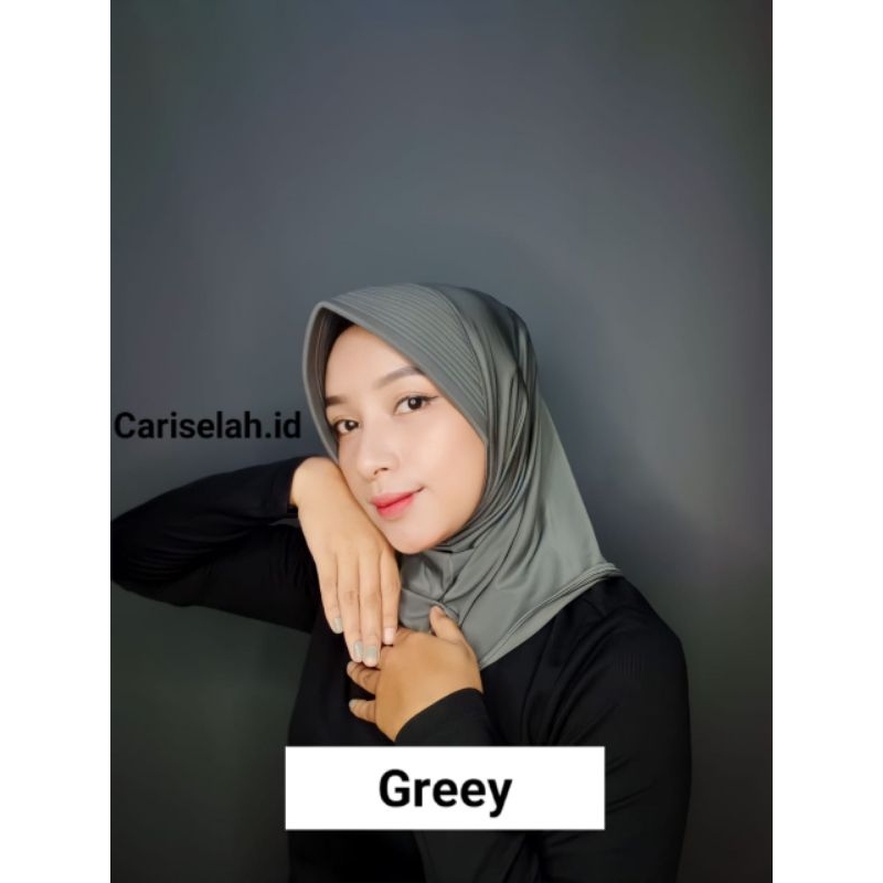 Kerudung Sport Pet Tebal/Kerudung Sport Pet Tebal Ukuran S/Kerudung Sekolah Bergo