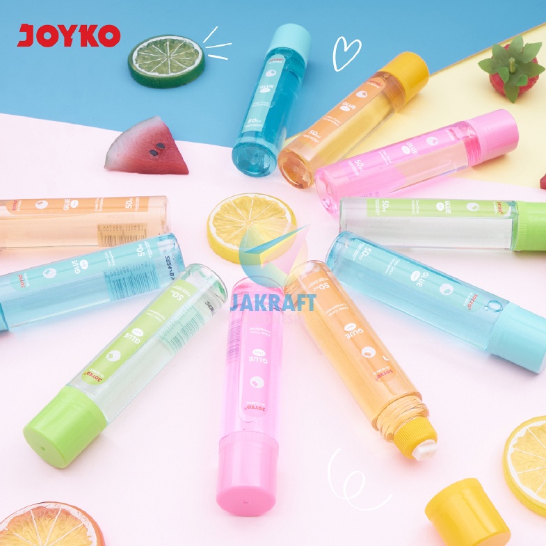

KUALITAS TERJAMIN 1 Pcs Lem Cair Prakarya Kertas Kain Busa JOYKO GLCL5 GLCL5CO Isi 5 ml Clear Transparent Paper Cloth Sponge Liquid Glue