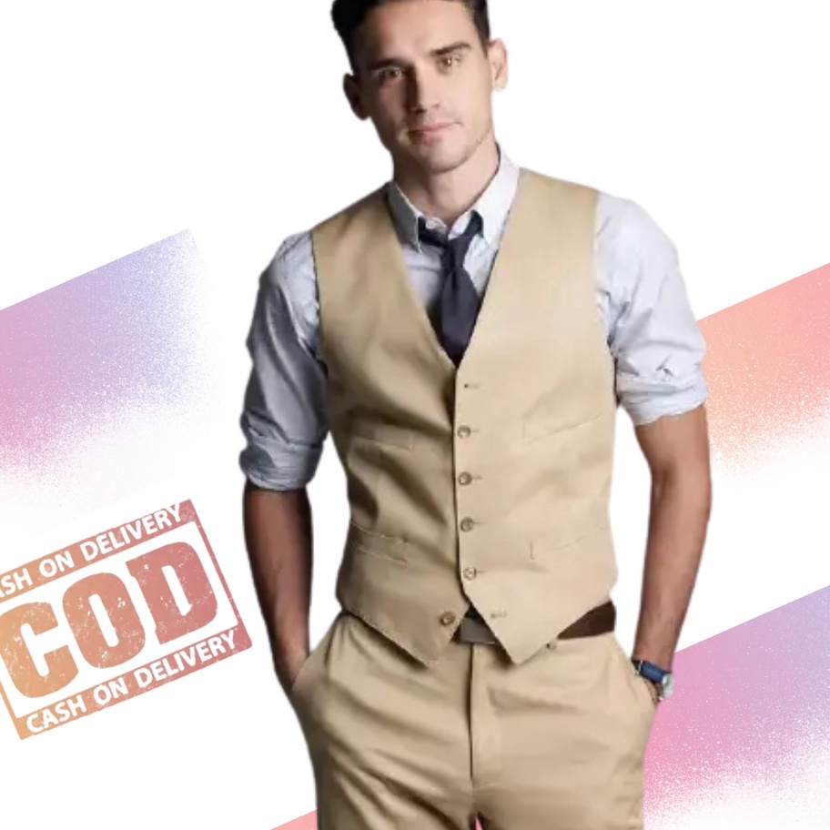 Khusus Rompi Vest Formal Dalaman Jas Wedding Pria