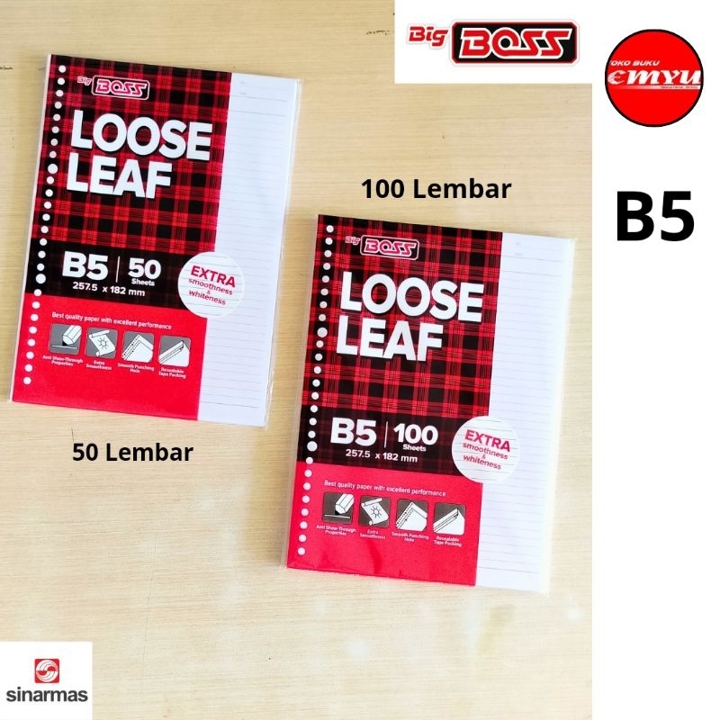 

Loose Leaf Isi Binder B5 Big Boss