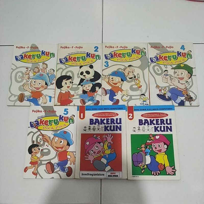 Komik Bakeru Kun 1-2 tamat + Bakeru Kun Pika Pika 1-5 tamat, All Kolpri No Coret, TS