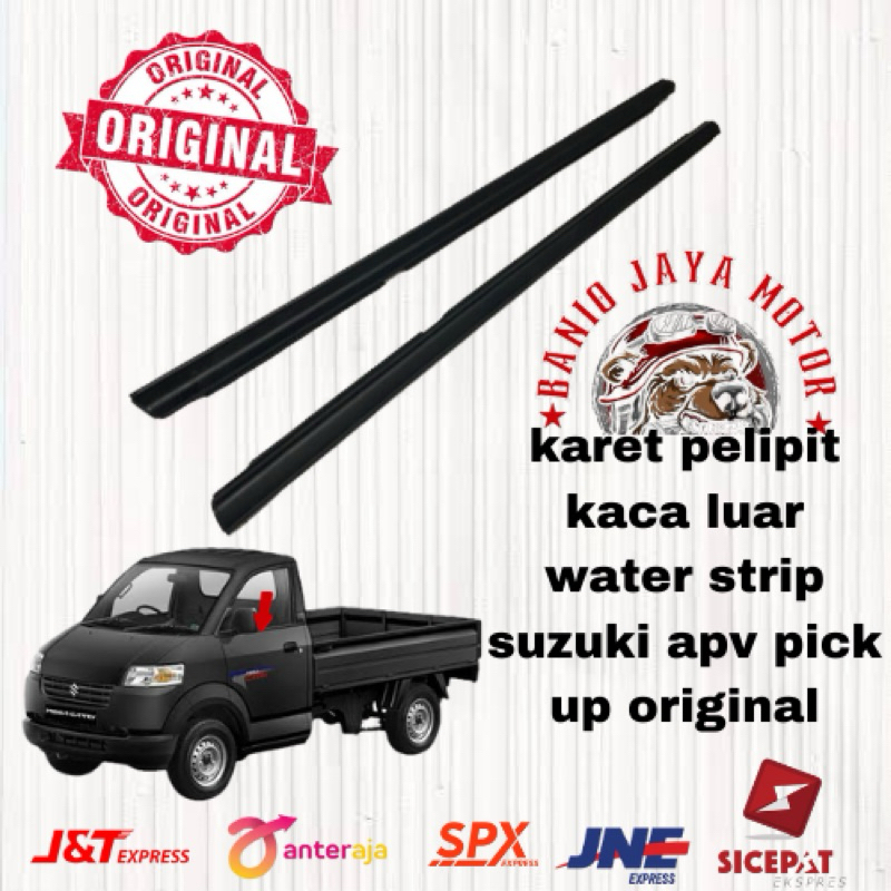 karet pelipit kaca luar water strip suzuki apv pick up original