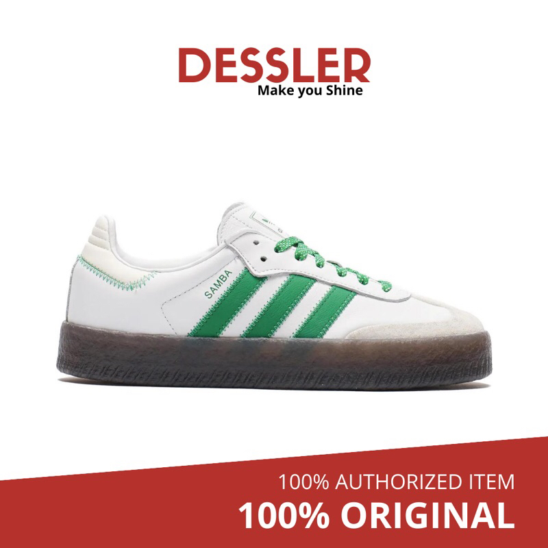 Adidas Womens Sambae - Cloud White Green / Off White