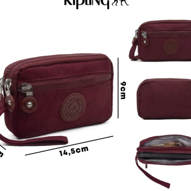 KF7 KP1277  DOMPET KOIN WANITA  DOMPET WANITA KECIL  DOMPET KARTU  DOMPET SIMPLE 3 RESLETING