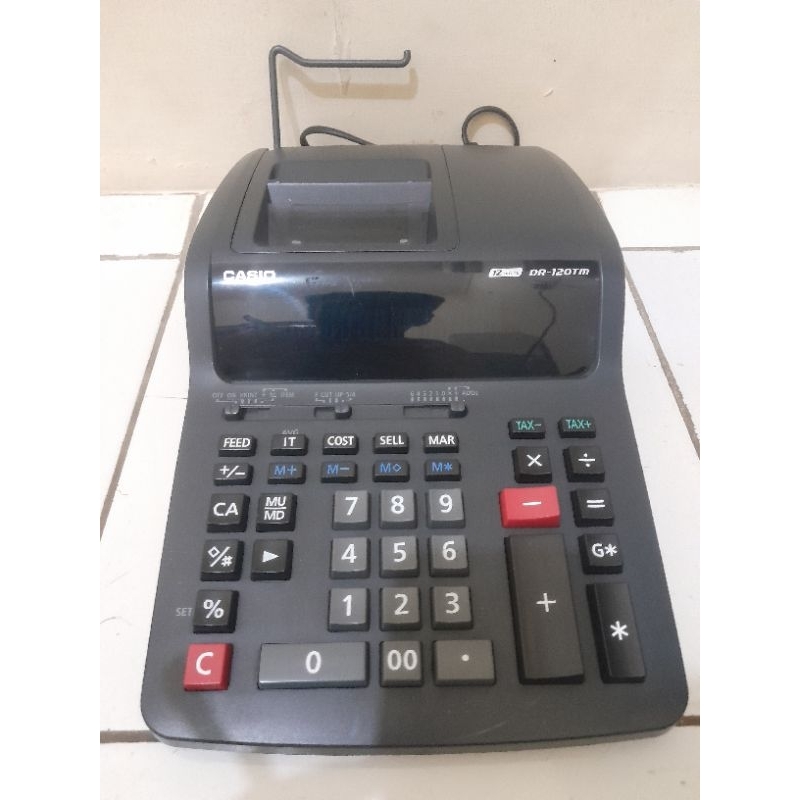 Calculator Casio DR-120TM bekas