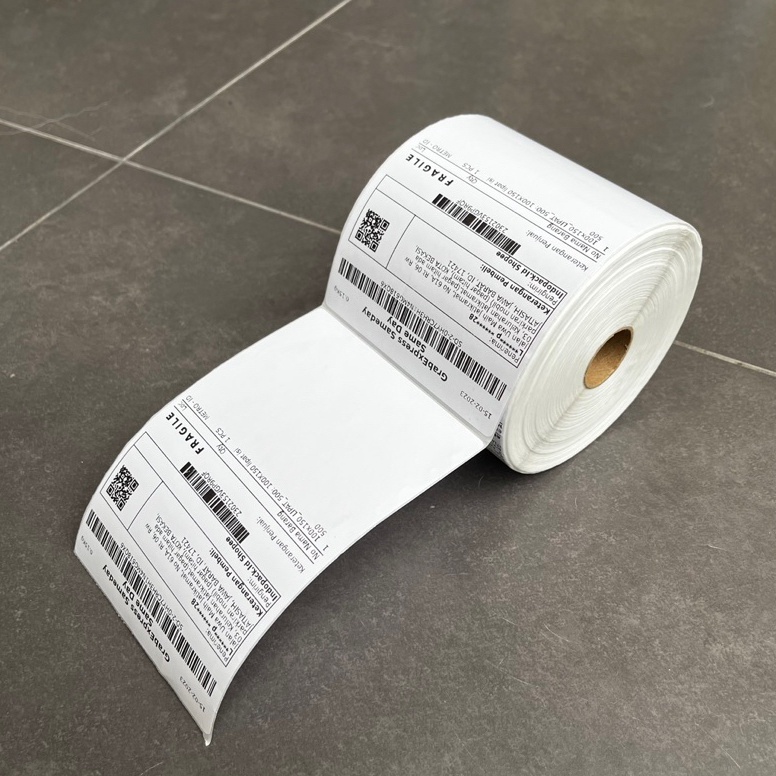 

KODE O6Q2 LABEL STICKER THERMAL 1 X 15 BARCODE 1X15 UKURAN A6