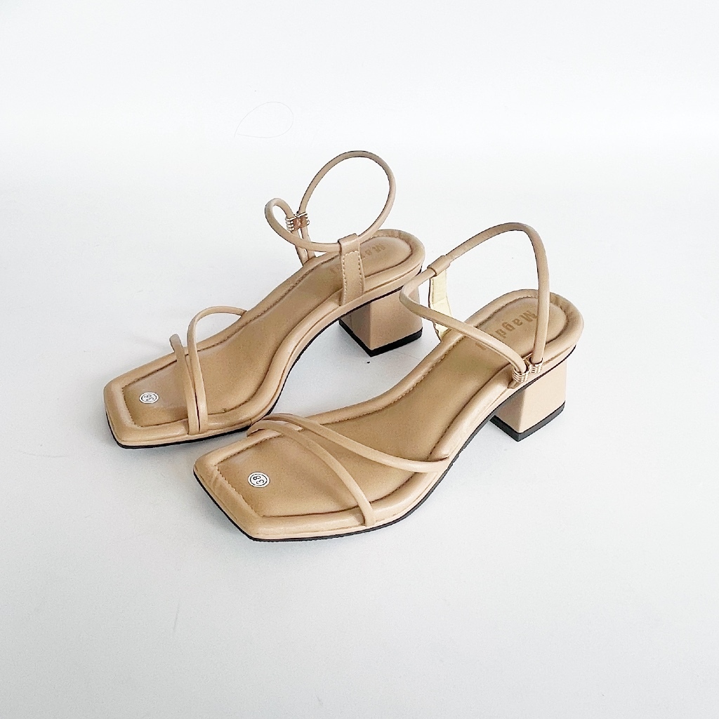 Drshoes Sendal Wanita Terbaru Magdiel - Giana Heels Tali Wanita Sandal Hak 5 cm DR14