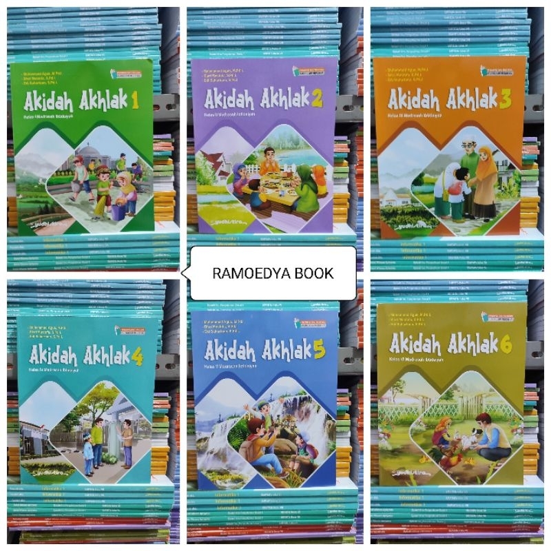 Buku Akidah Akhlak MI kelas 1,2,3,4,5,6 Kurikulum Merdeka Yudhistira