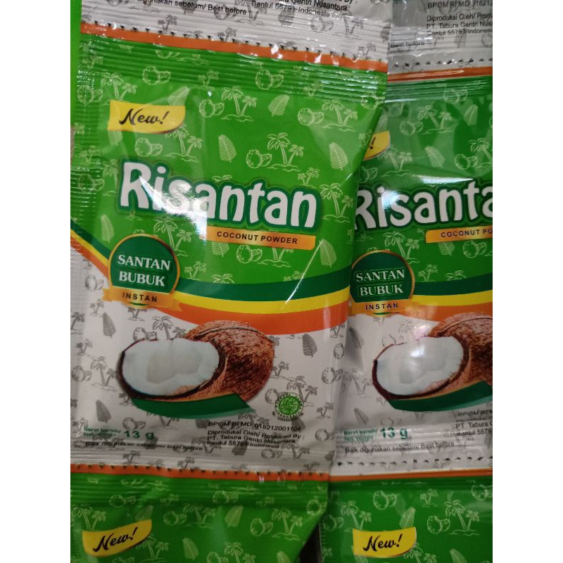 

RISANTAN/SANTAN BUBUK/RENCENG 10PCS