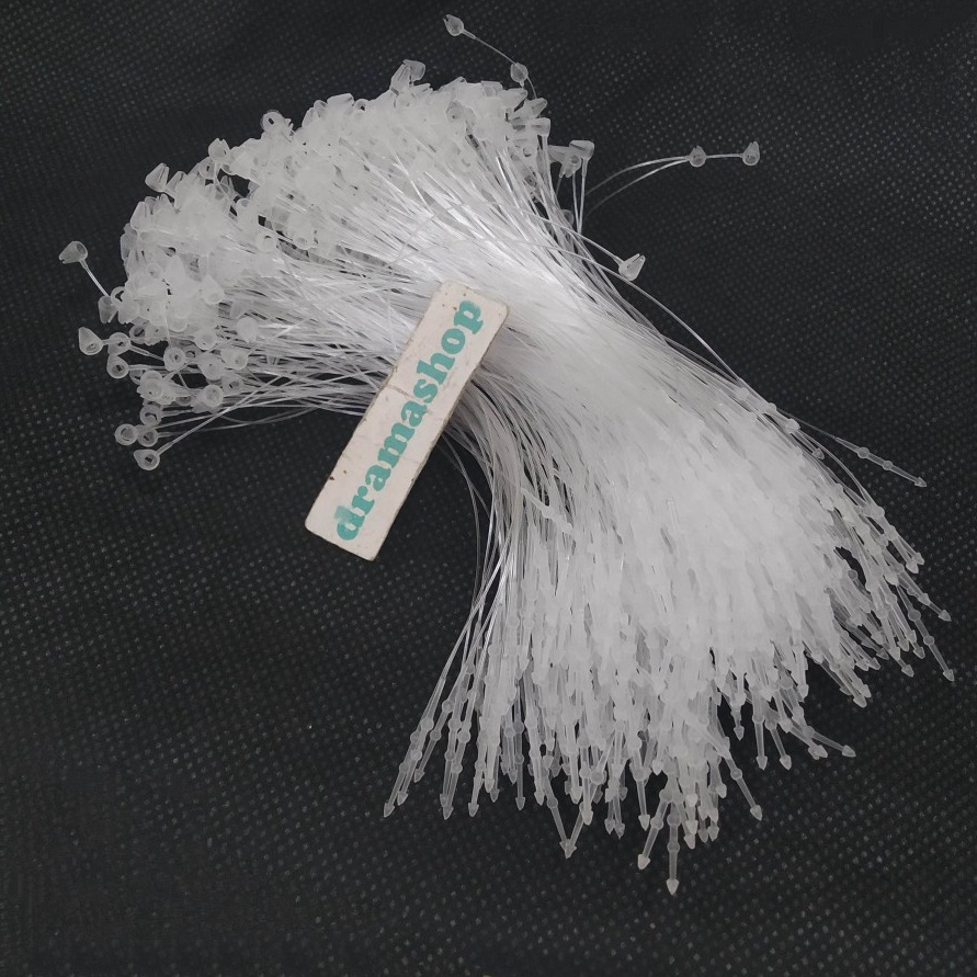 

KUALITAS TERJAMIN loop pin lock pins tali plastik hang tag merk label baju sedang 5inch dramashop
