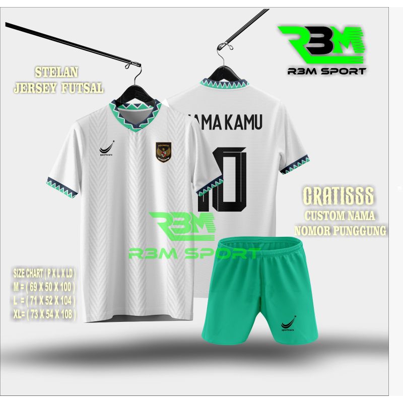 Jersey bola pasang nama nomor punggung setelan dewasa baju olahraga