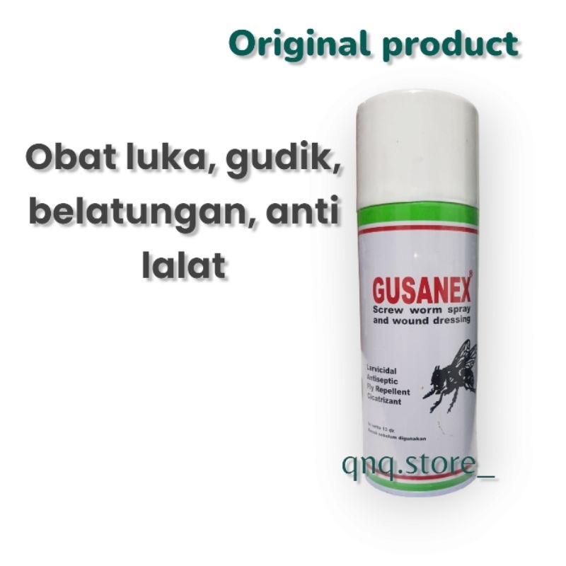gusanex spray obat luka semprot anti gudik belatungan lalat untuk sapi kambing domba babi