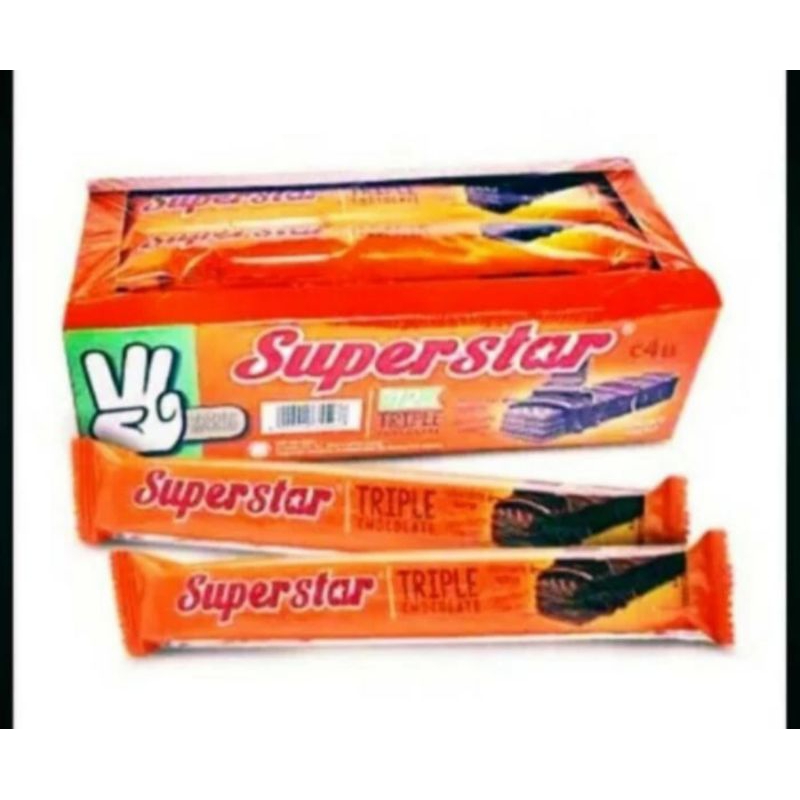 

WAFER COKELAT SUPER STAR 1 KOTAK 20 PCS