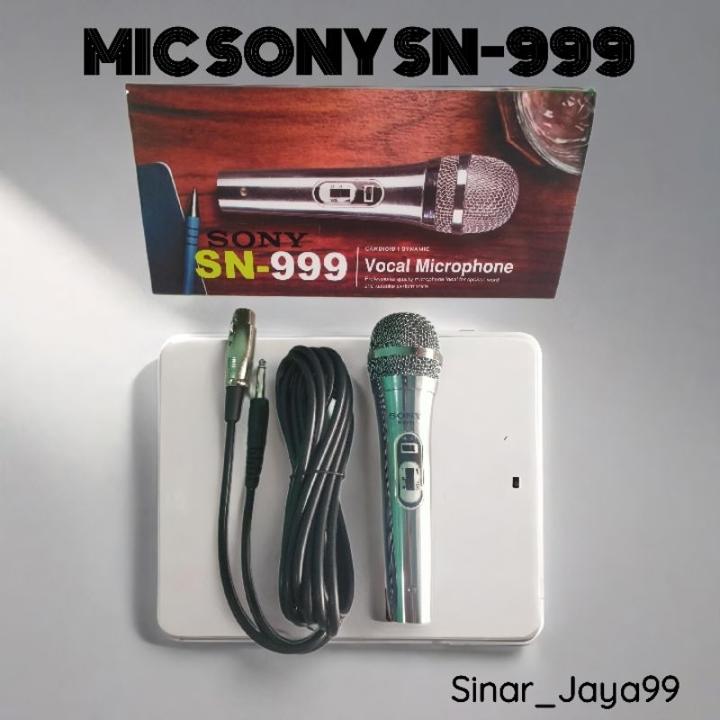Microphone Sony SN-999 Terbaru /Microphone Kabel/Mic berkualitas