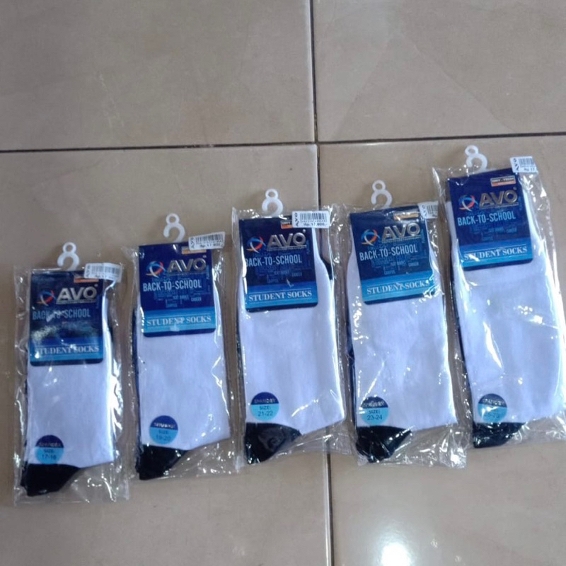 KAOS KAKI SEKOLAH AVO / KAOS KAKI AVO ORIGINAL