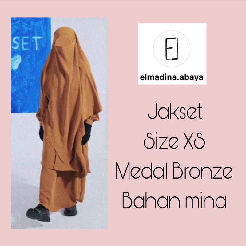 preloved jakset medal bronze size XS elmadina bahan mina elmadinaabaya