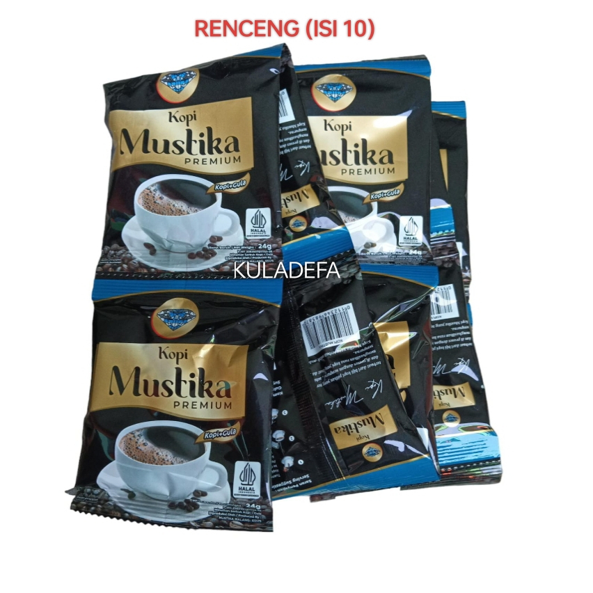 

KOPI MUSTIKA RENCENG ISI 10 KOPI PLUS GULA KOPI ENAK PREMIUM MURAH Bukan kapal api