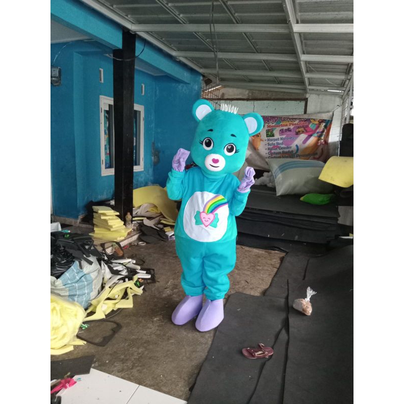 kostum badut karakter boneka beruang