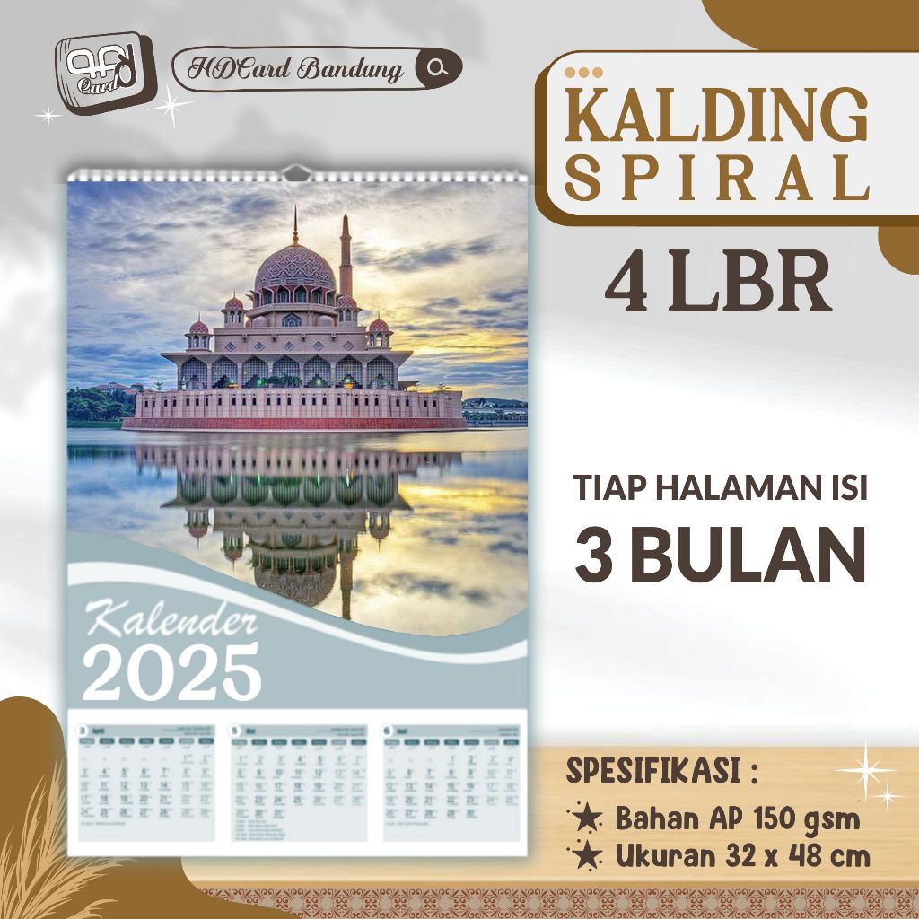 

Kalender Dinding Finishing Ring Spiral