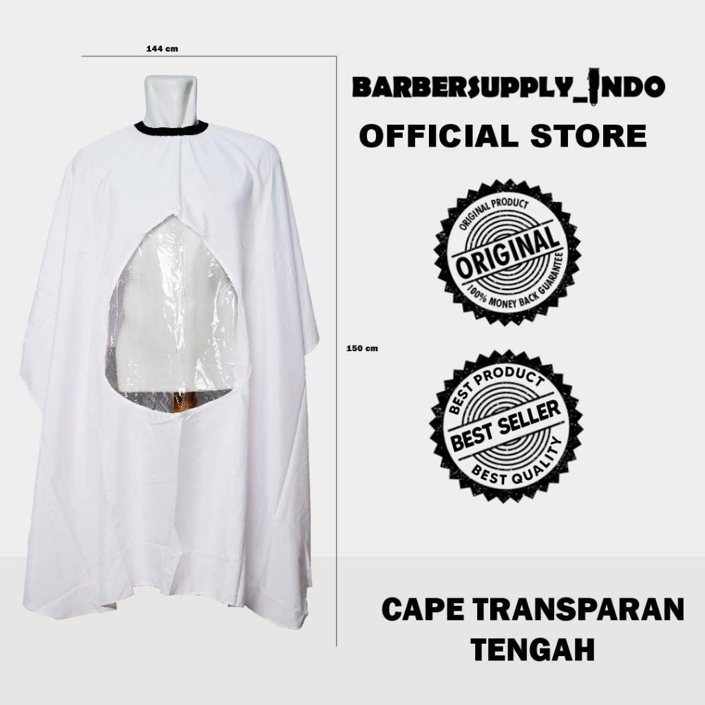 Kain Kep Kip Barber Cape Barber Transparan