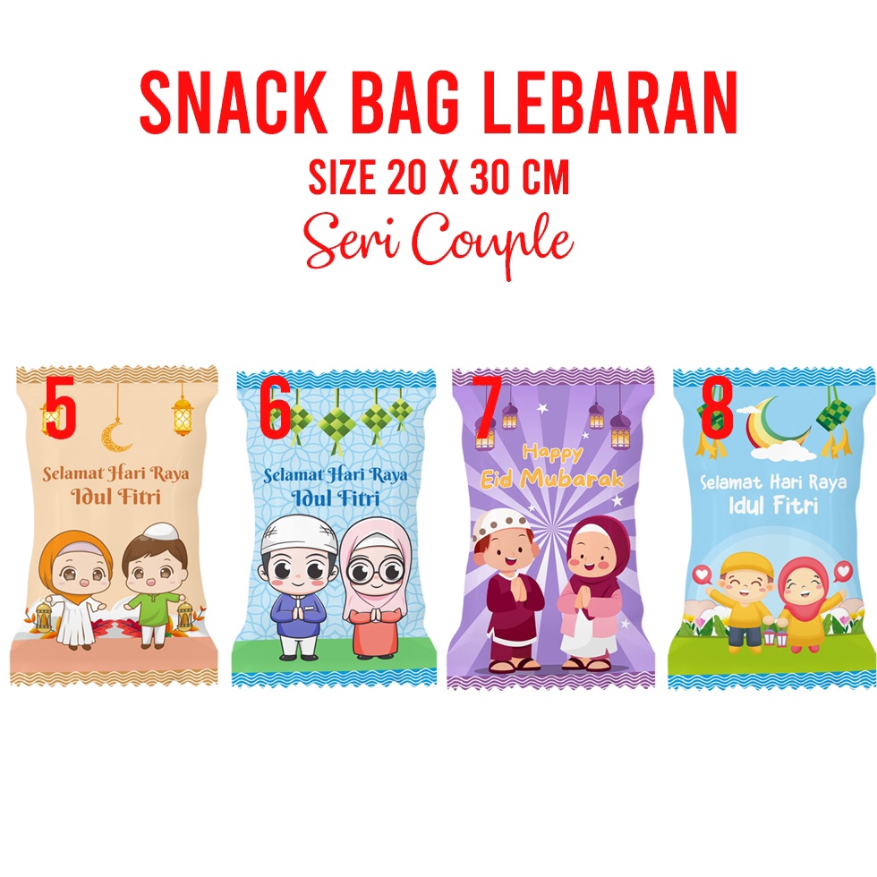 

PROMO BRAND Snack Bag Lebaran Bentuk Snack Permen Karakter Muslim Hari Raya Idul Fitri Eid Mubarak