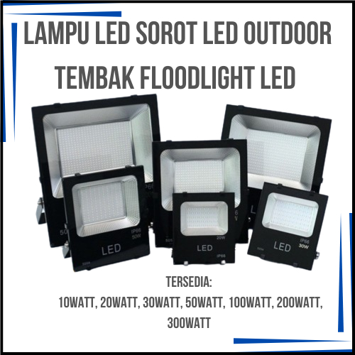 Lampu LED Sorot Led Outdoor Taman Tembak Floodlight LED