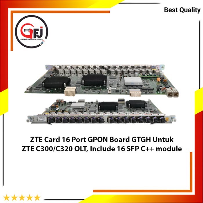 GTGH 16 Port GPON Board GTGH+16 Sfp -C+++9.2 Dbm untuk ZTE OLT C320