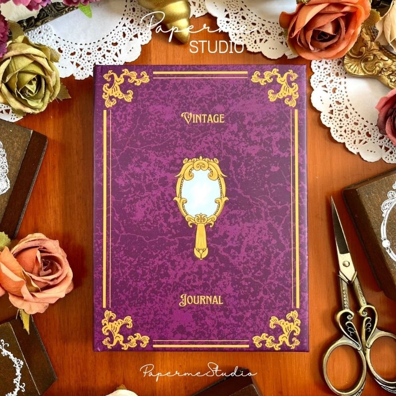 BOOK - buku journal aesthetic vintage miror fantasy by Papermestudio