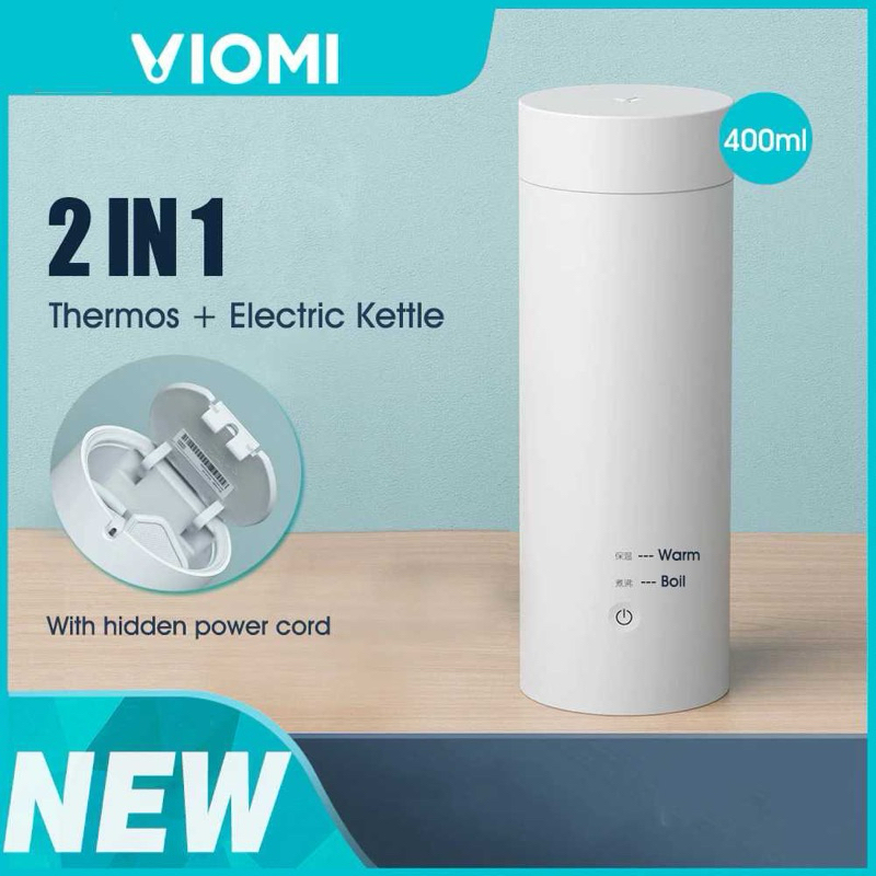 nankeen Termos Elektrik Portable Stainless steel/Termos Bayi/ Teko Listrik Bottle Cup/Teko