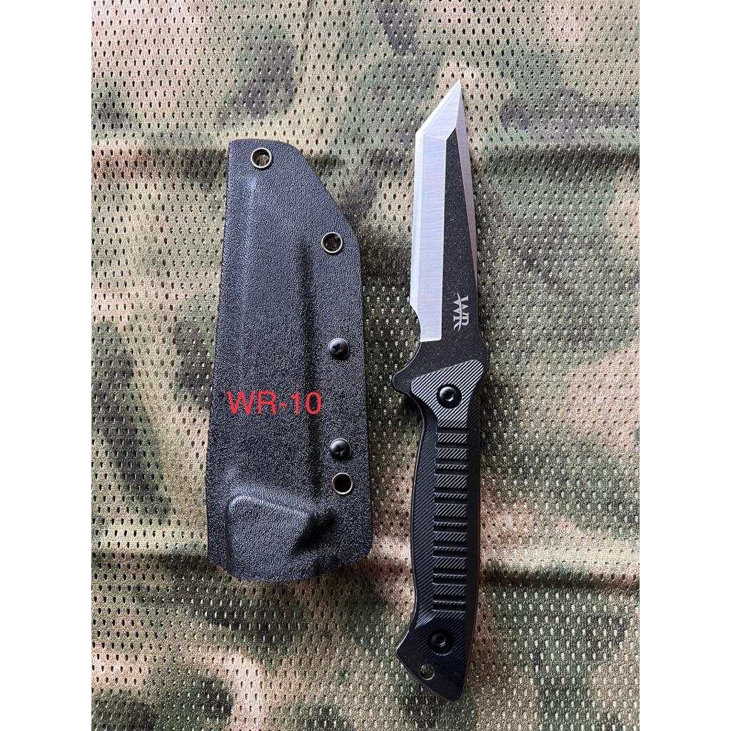 Pisau Tactical Kydex WR 10 Custom Laser / Pisau WR Tactical Outdoor + Holster Dan Teklock / Pisau Ca