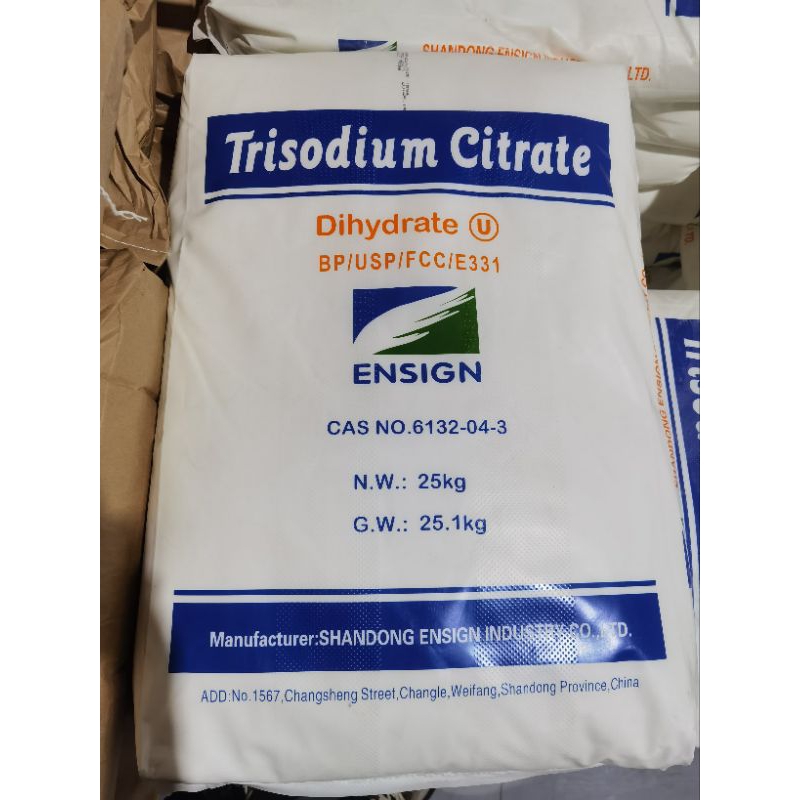 

Trisodium Citrate - Kemasan 1 zak / 25Kg