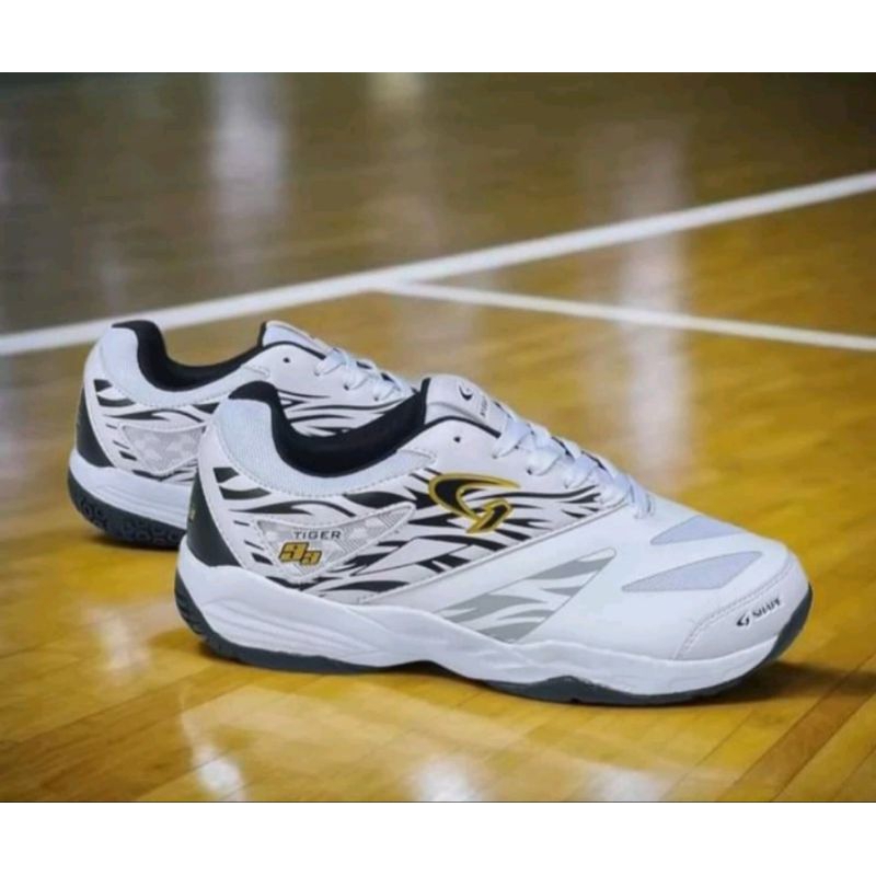 HYOUGEN Tiger White Sepatu Badminton Size 39/40 NEW