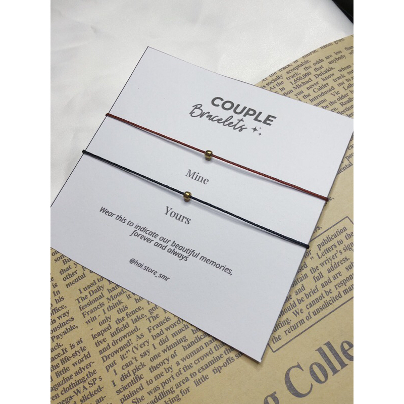 Gelang couple // COUPLE BRACELET // SIMPLE BRACELET