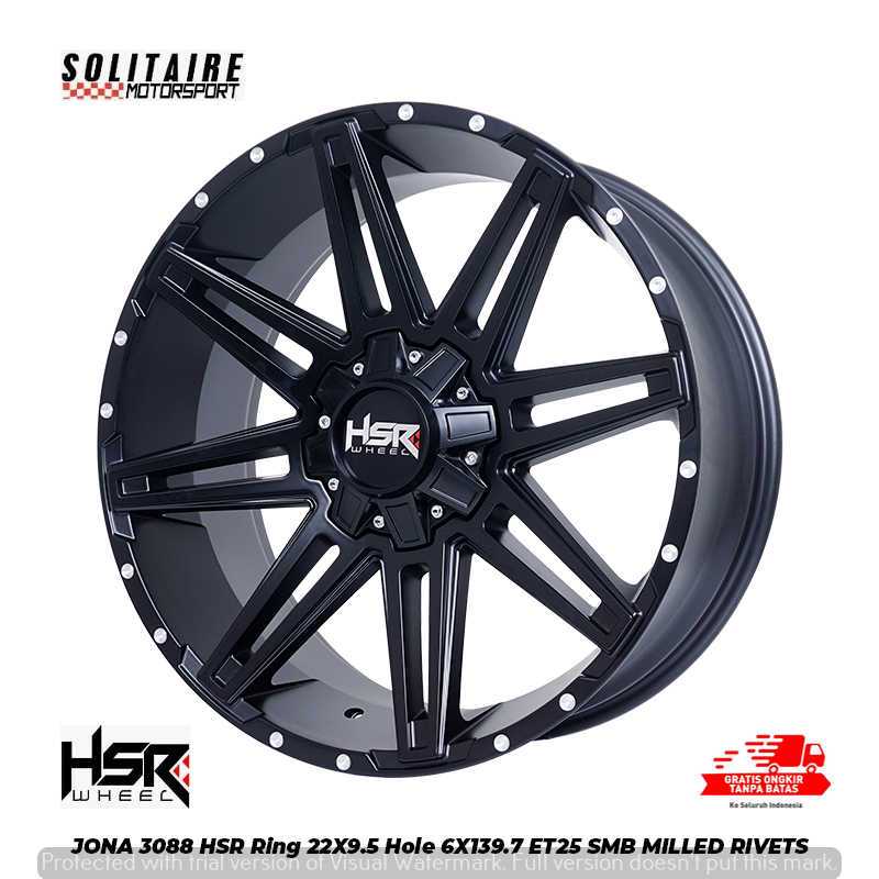 PROMO SPESIAL R22 PCD 6x139.7 UNTUK FORTUNER, PAJERO, HILUX, TRITON, DMAX, DLL.