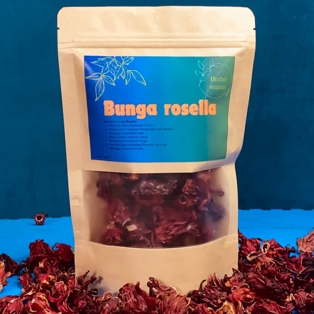 

HERBAL ORGANIC Bunga Rosella kualitas bagus - Teh Bunga Rosela - Teh Rosella