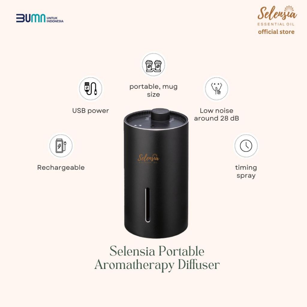 Selensia Diffuser Portable Waterless Diffuser