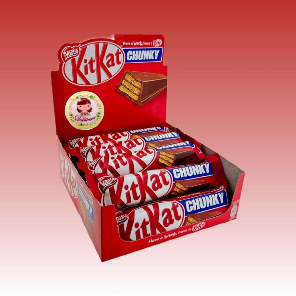 

.6 pcs Nestle KitKat Chunky Milk Chocolate 38gr ( DS Bgr )