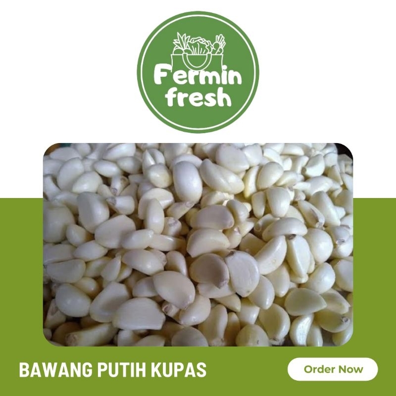 

Fermin Fresh, Bawang putih kupas 250 - 500gr