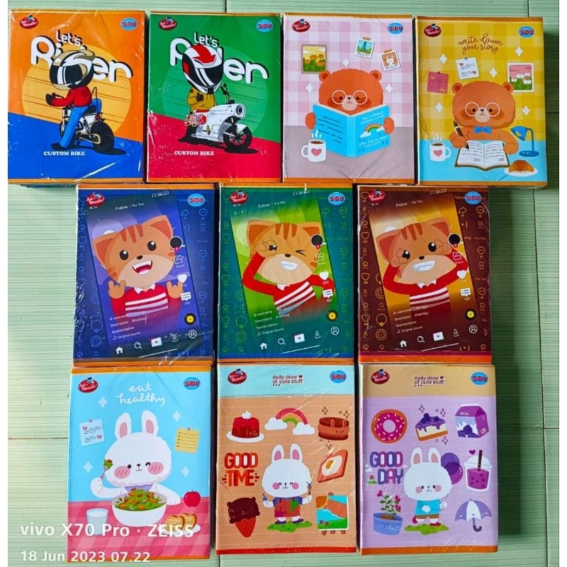 

Buku Tulis SIDU/Skola isi 38 Lembar Kotak Besar Kecil Halus