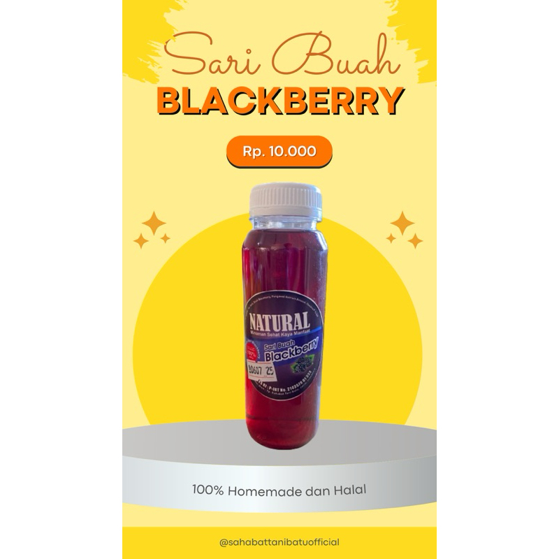

sari buah blackberry premium