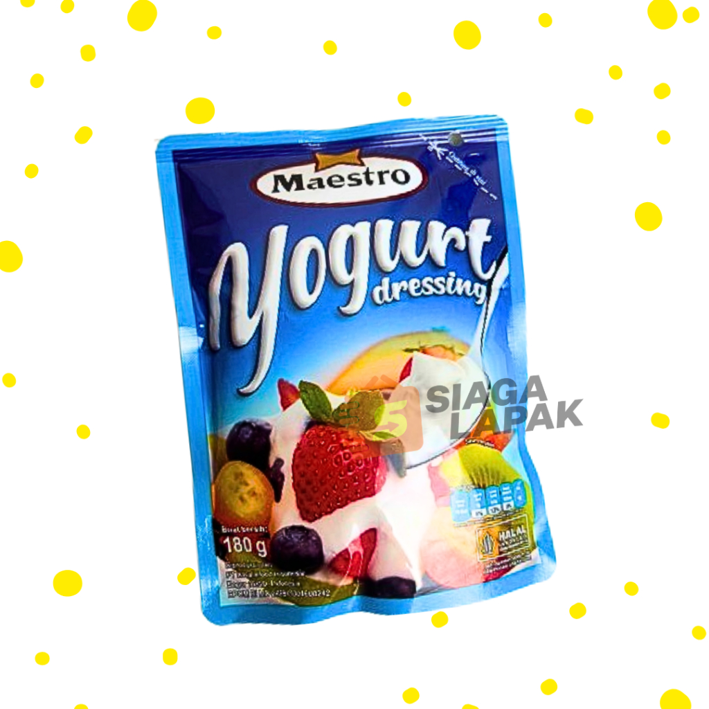

Saus Yogurt Dressing Salad 180gr Maestro Yoghurt Sauce