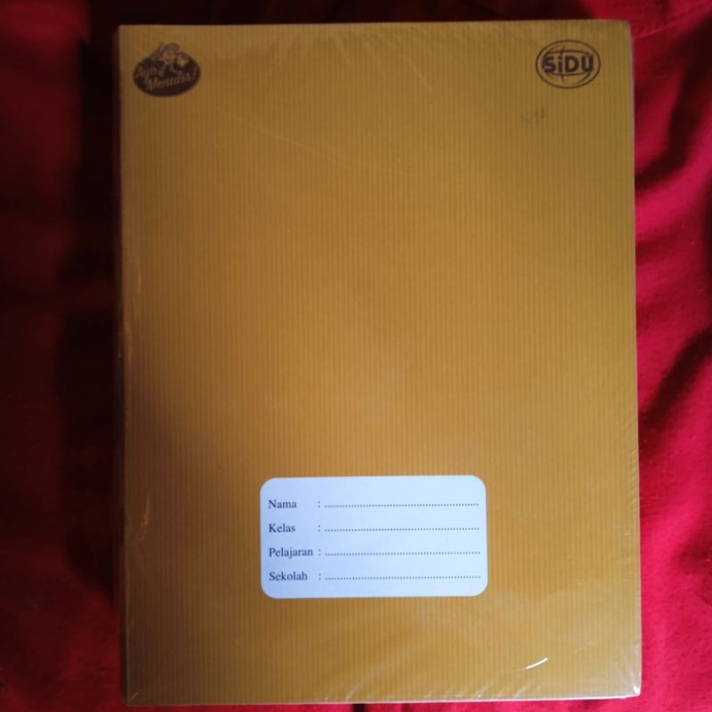 

Buku tulis motif sampul kertas merk SiDu